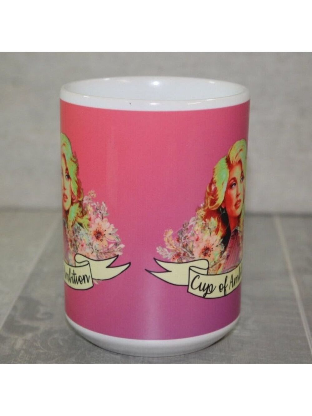 Dolly Parton 9 to 5 Cup of Ambition coffee mug - Picture 3 of 4
